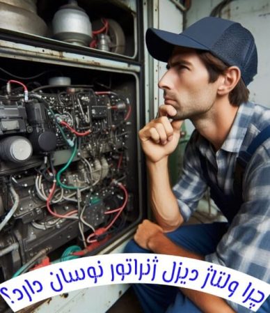 چرا ولتاژ دیزل ژنراتور نوسان دارد؟
